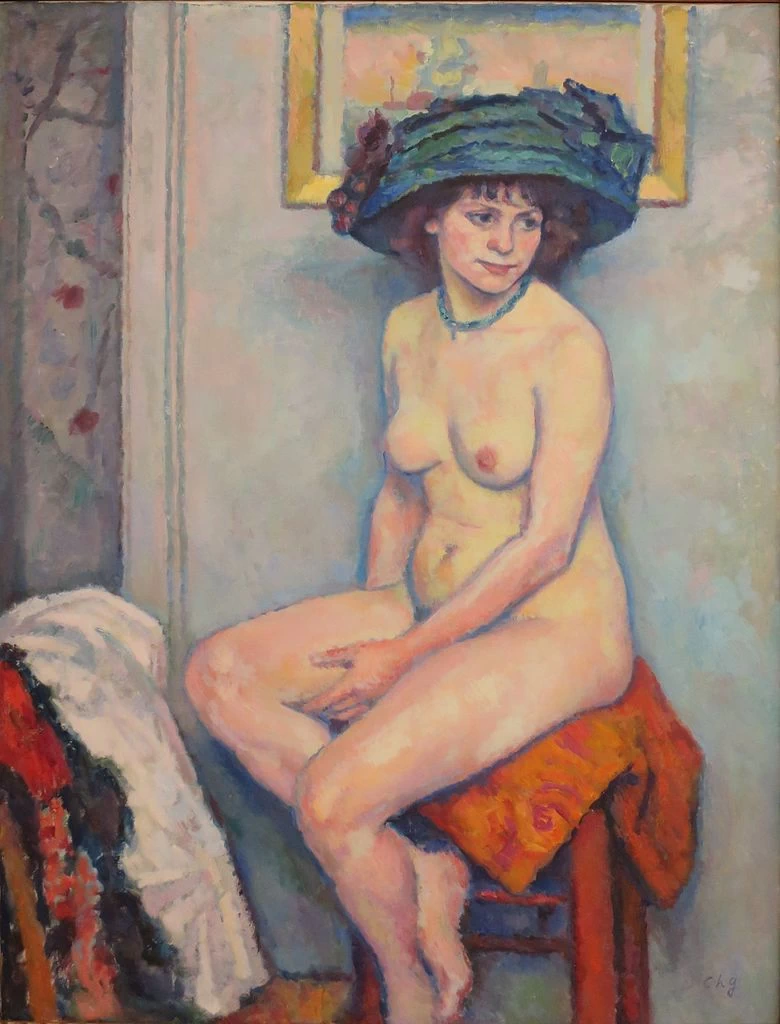 Charles Guérin - Nudo con cappello, Museo dell'Hermitage, San Pietroburgo